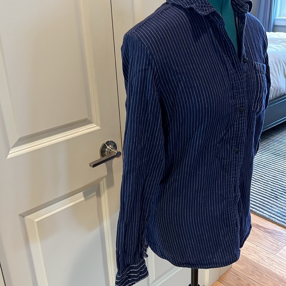 Madewell Pin Stripe Shirt - Picture 8 of 15